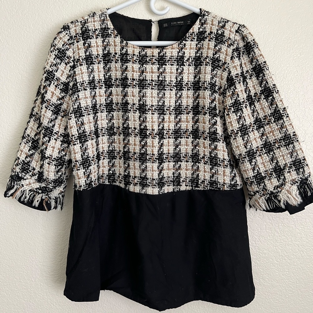 Zara Knit Fashion Top from Italy